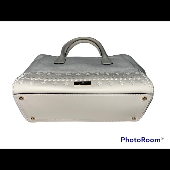 White and Tan leather Kate Spade bag - LIKE NEW! - Picture 4 of 4